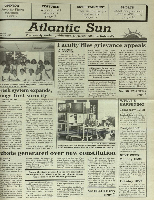 Faculty files grievance appeals