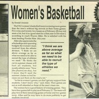 Women's Basketball 1994 Article