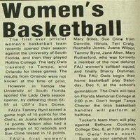 Women's Basketball 1984 Article